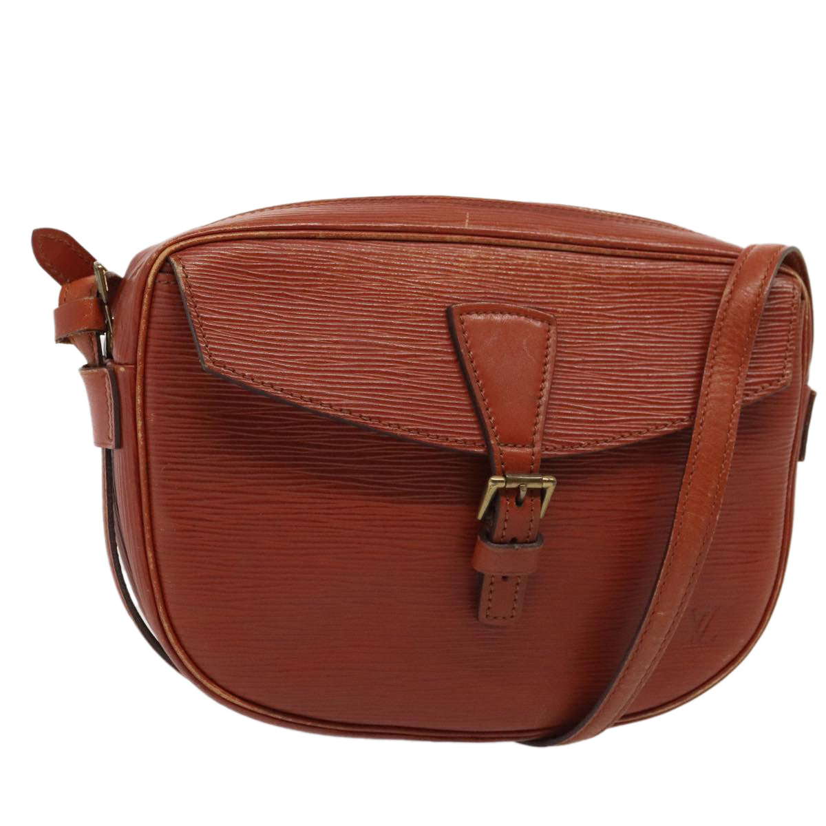 LOUIS VUITTON Epi Jeune FilleMM Shoulder Bag Brown M52153 LV 89553