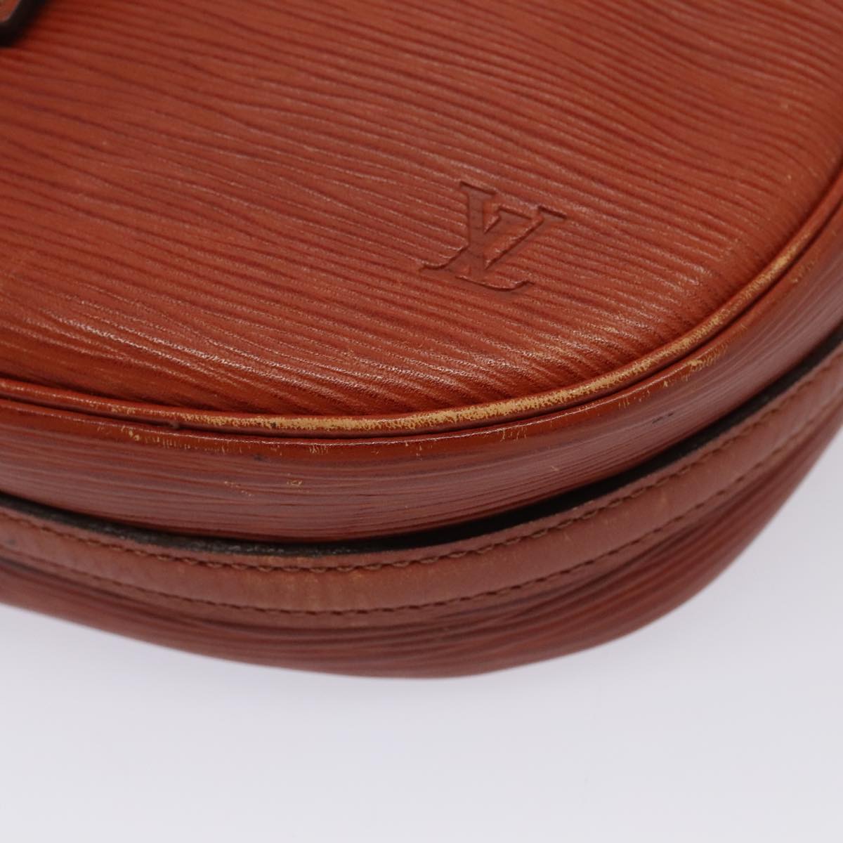 LOUIS VUITTON Epi Jeune FilleMM Shoulder Bag Brown M52153 LV 89553