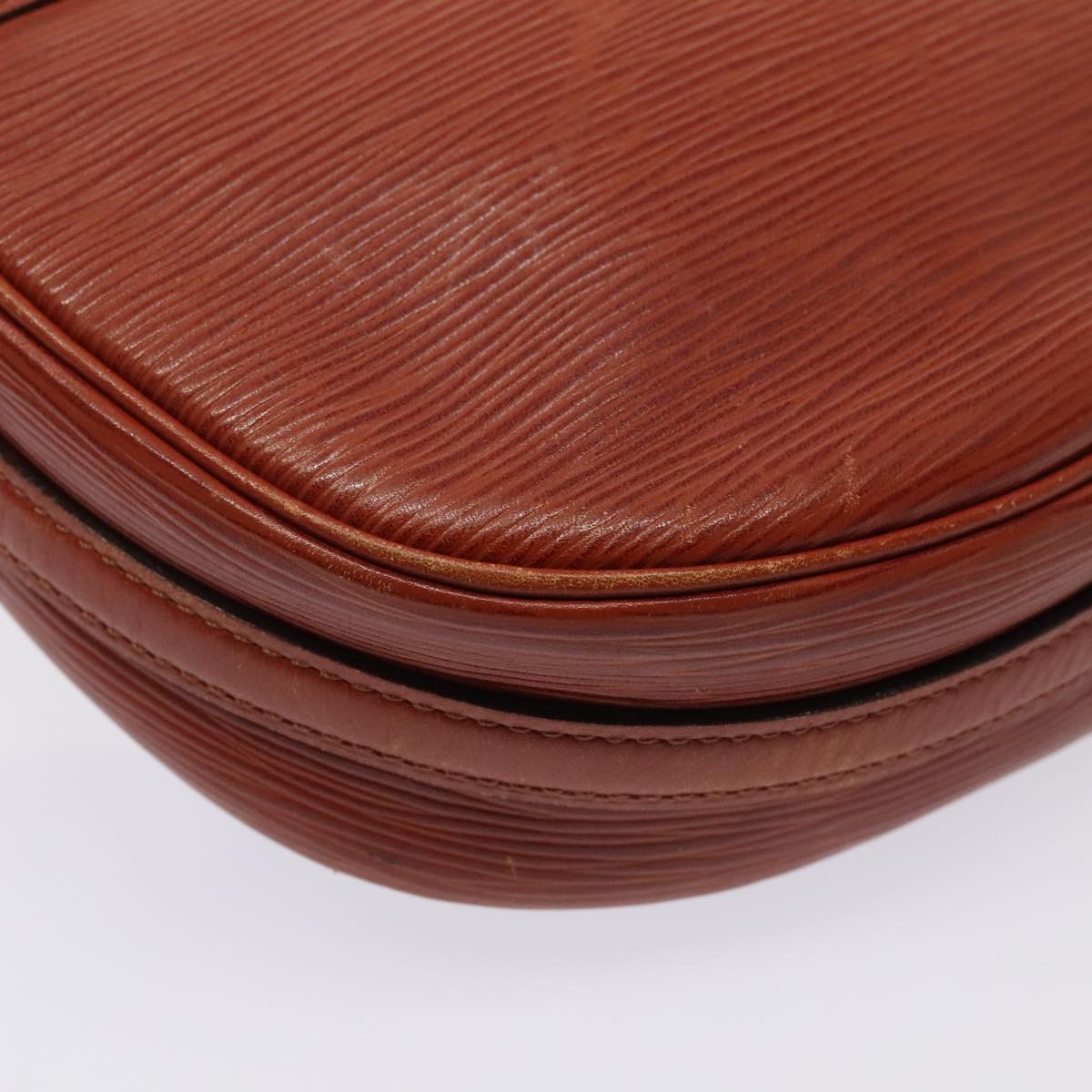 LOUIS VUITTON Epi Jeune FilleMM Shoulder Bag Brown M52153 LV 89553