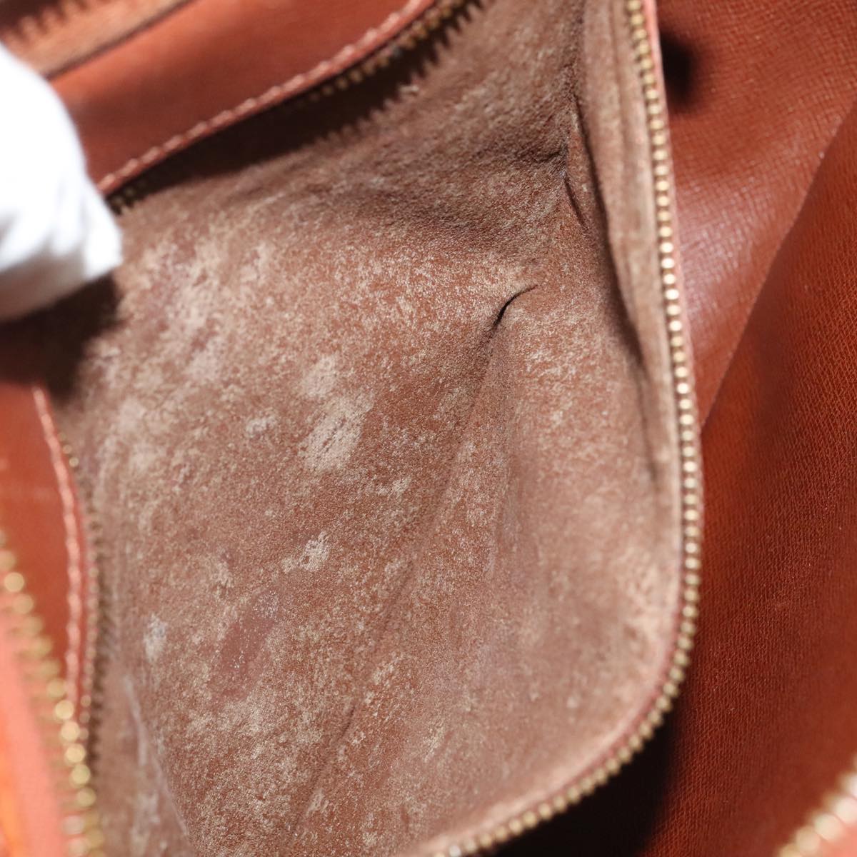 LOUIS VUITTON Epi Jeune FilleMM Shoulder Bag Brown M52153 LV 89553