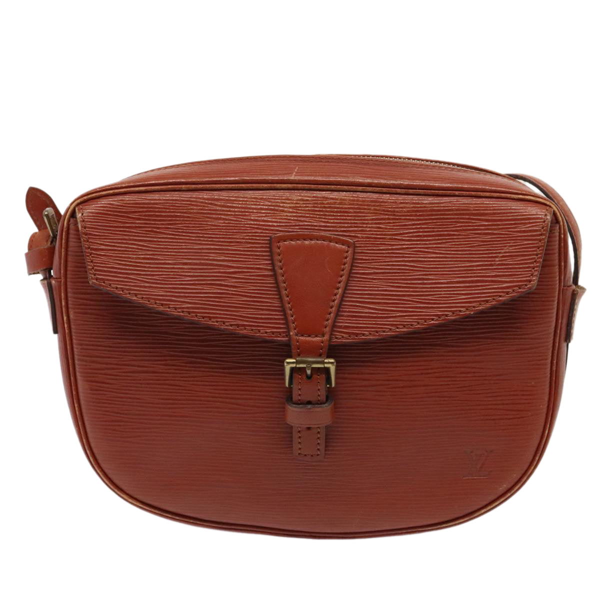 LOUIS VUITTON Epi Jeune FilleMM Shoulder Bag Brown M52153 LV 89553