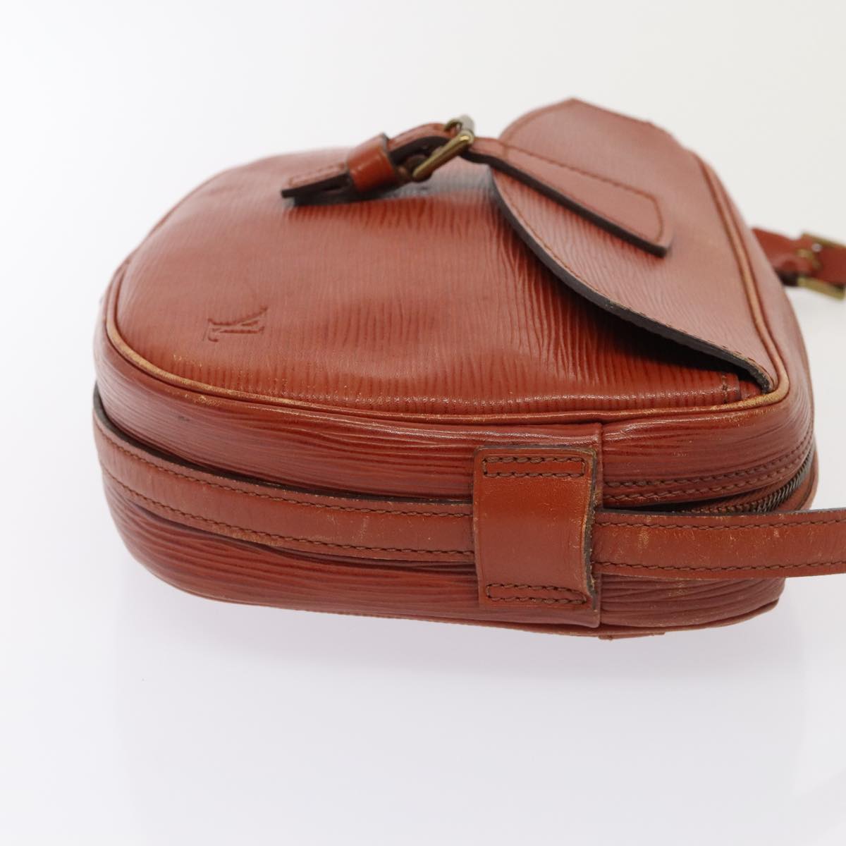 LOUIS VUITTON Epi Jeune FilleMM Shoulder Bag Brown M52153 LV 89553