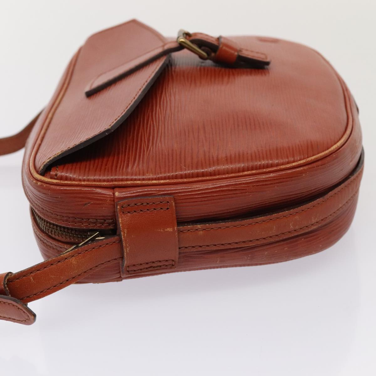 LOUIS VUITTON Epi Jeune FilleMM Shoulder Bag Brown M52153 LV 89553