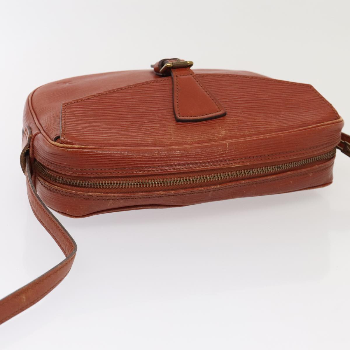 LOUIS VUITTON Epi Jeune FilleMM Shoulder Bag Brown M52153 LV 89553