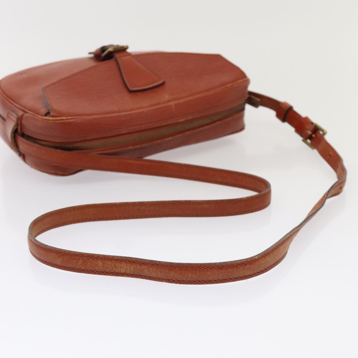 LOUIS VUITTON Epi Jeune FilleMM Shoulder Bag Brown M52153 LV 89553