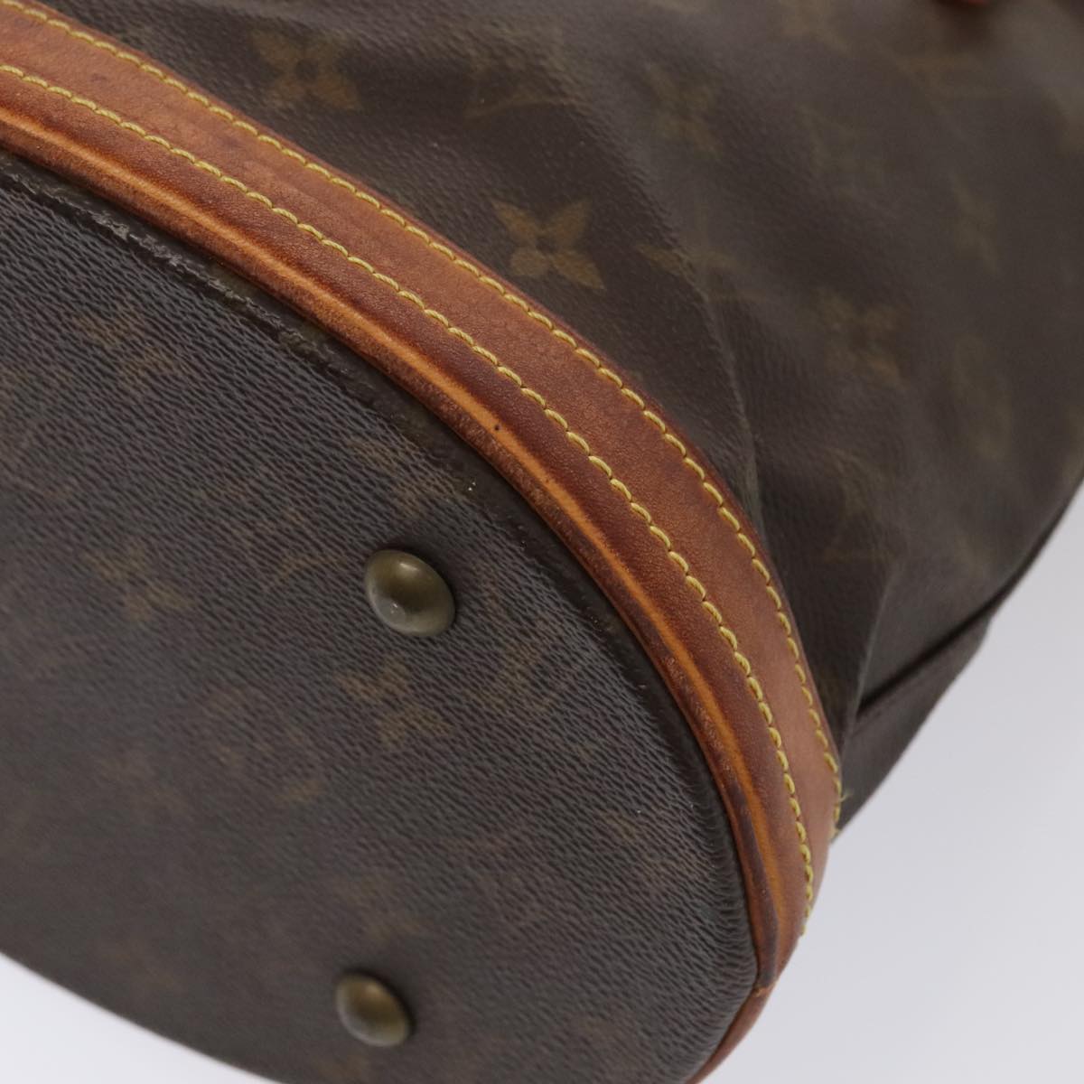 LOUIS VUITTON Monogram Bucket PM Shoulder Bag M42238 LV 89555