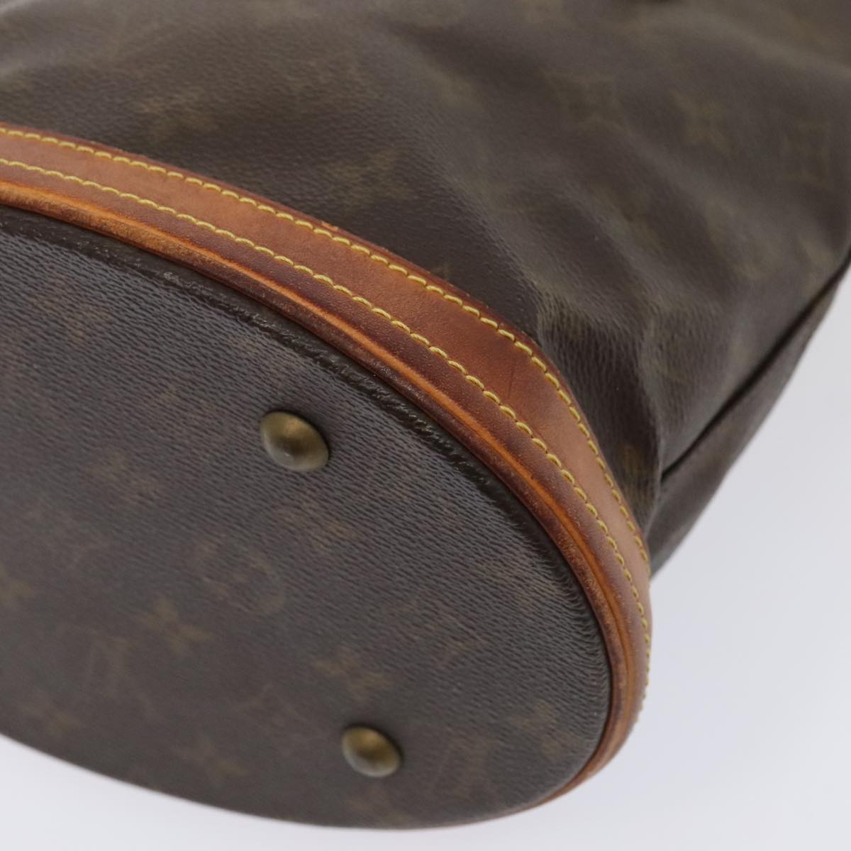 LOUIS VUITTON Monogram Bucket PM Shoulder Bag M42238 LV 89555