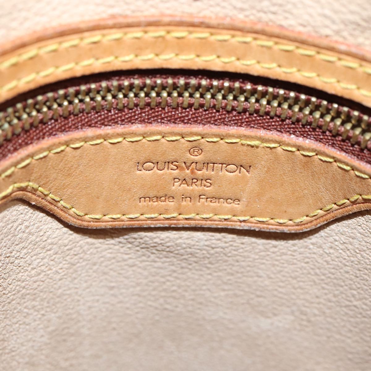 LOUIS VUITTON Monogram Bucket PM Shoulder Bag M42238 LV 89555