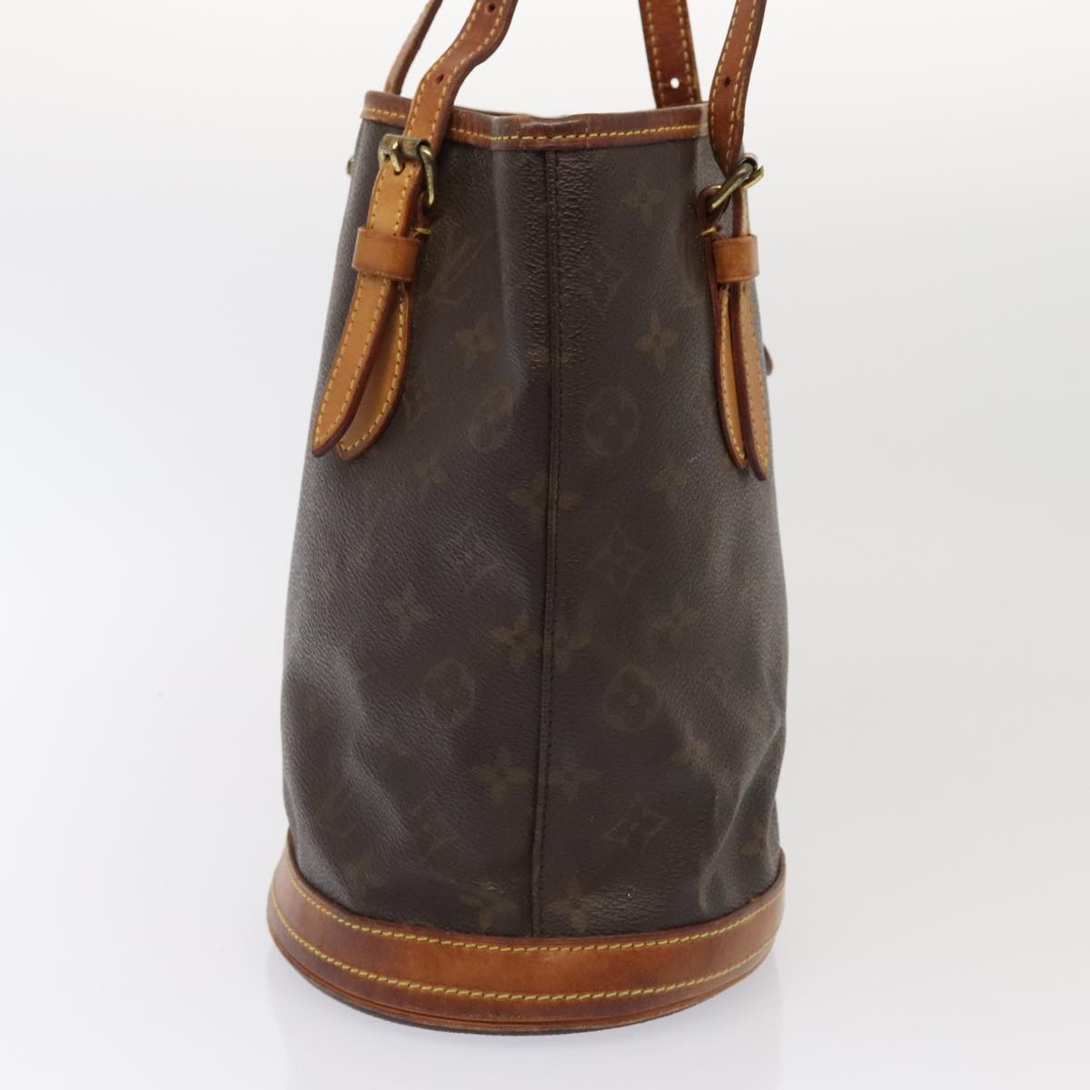 LOUIS VUITTON Monogram Bucket PM Shoulder Bag M42238 LV 89555