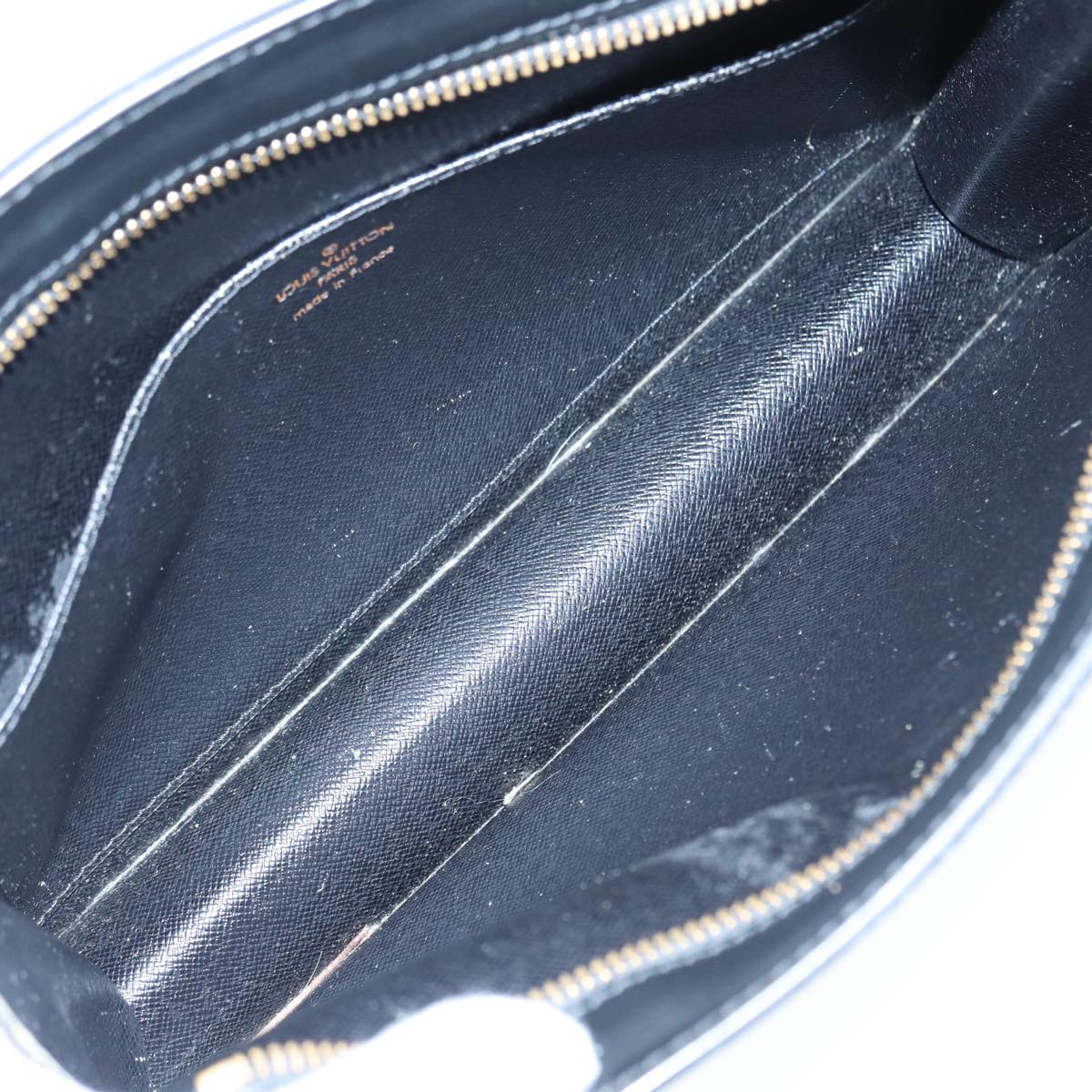 LOUIS VUITTON Epi Pochette Homme Clutch Bag Black Noir M52522 LV 89556