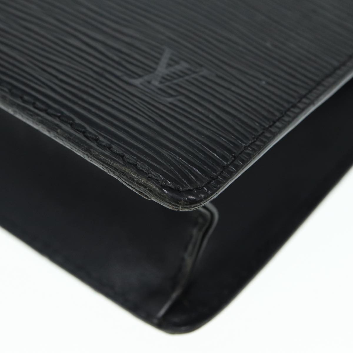 LOUIS VUITTON Epi Pochette Homme Clutch Bag Black Noir M52522 LV 89556