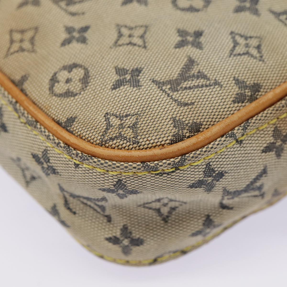 LOUIS VUITTON Monogram Mini Juliet MM Shoulder Bag Blue M92004 LV 89558