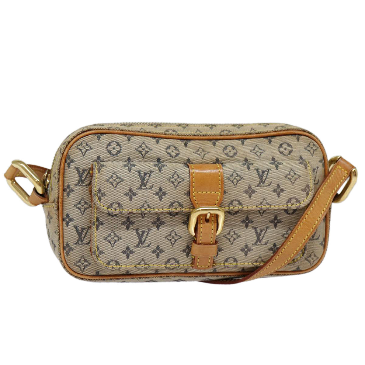 LOUIS VUITTON Monogram Mini Juliet MM Shoulder Bag Blue M92004 LV 89558