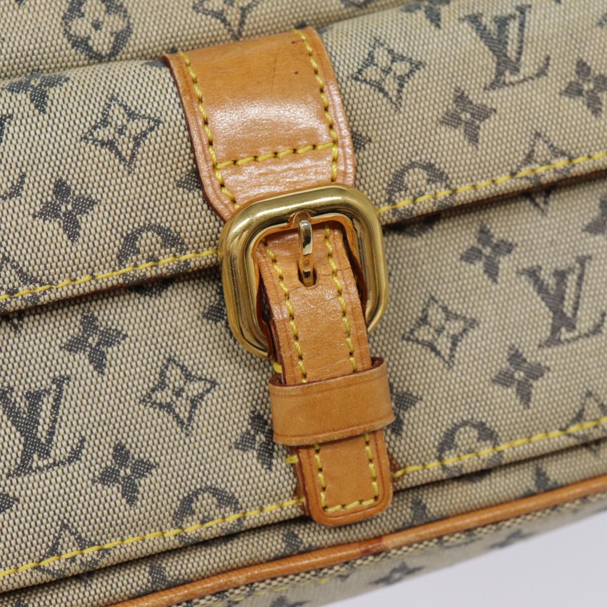 LOUIS VUITTON Monogram Mini Juliet MM Shoulder Bag Blue M92004 LV 89558