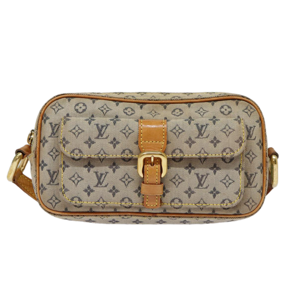 LOUIS VUITTON Monogram Mini Juliet MM Shoulder Bag Blue M92004 LV 89558