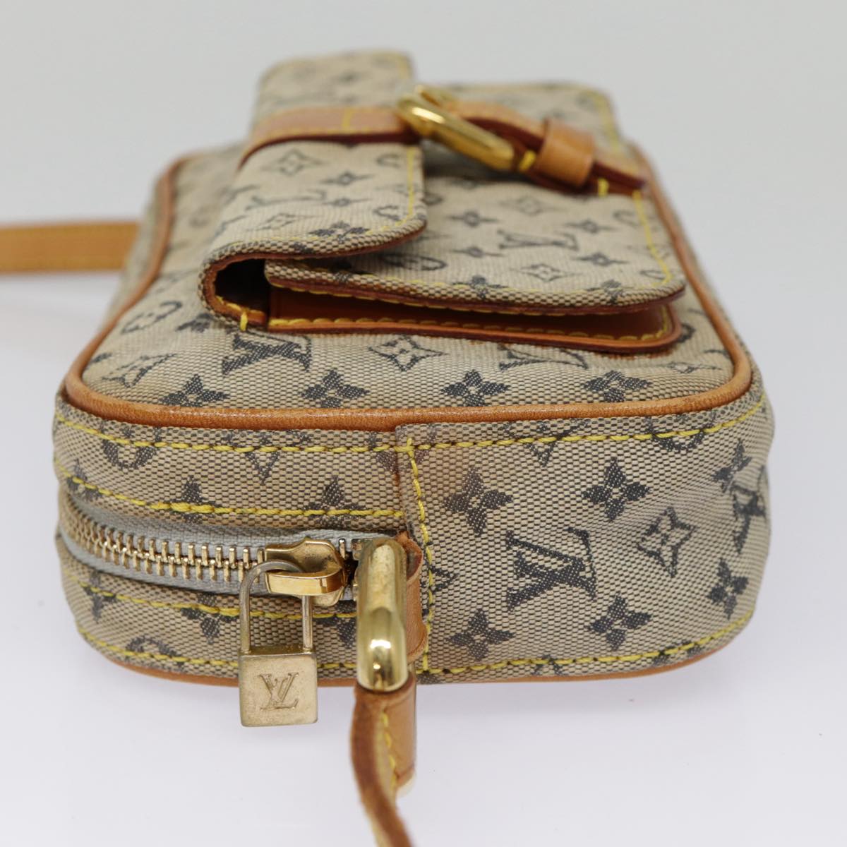 LOUIS VUITTON Monogram Mini Juliet MM Shoulder Bag Blue M92004 LV 89558