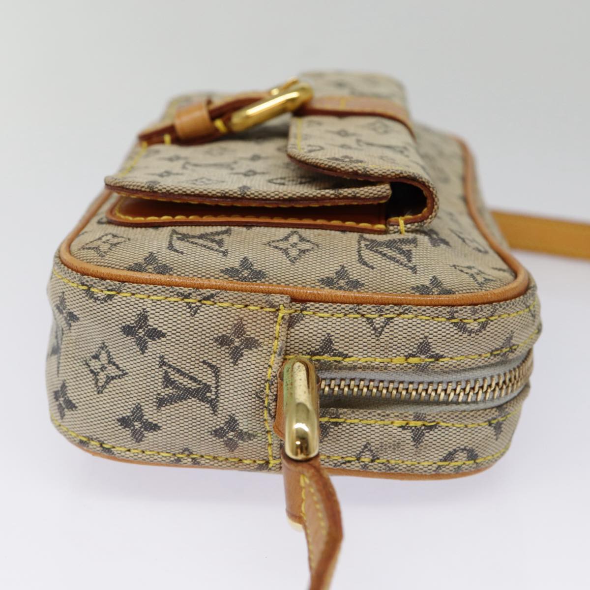 LOUIS VUITTON Monogram Mini Juliet MM Shoulder Bag Blue M92004 LV 89558