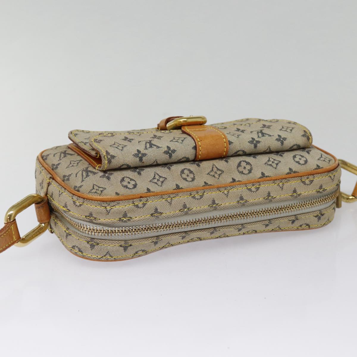 LOUIS VUITTON Monogram Mini Juliet MM Shoulder Bag Blue M92004 LV 89558