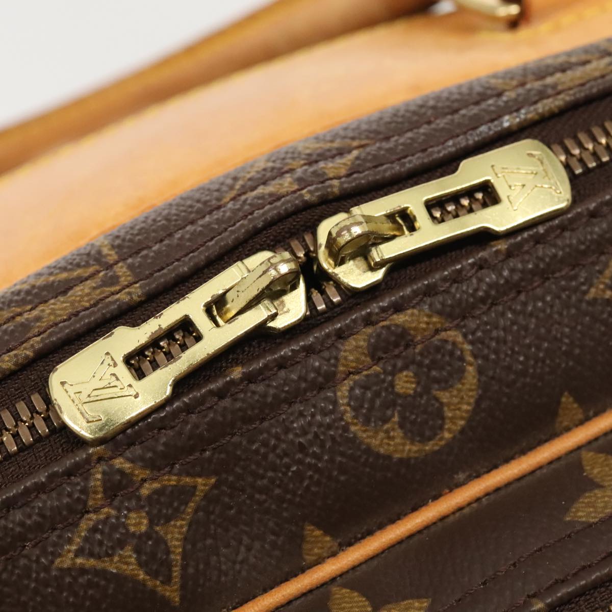 LOUIS VUITTON Monogram Alize de Poche Boston Bag 2way M41392 LV 89570