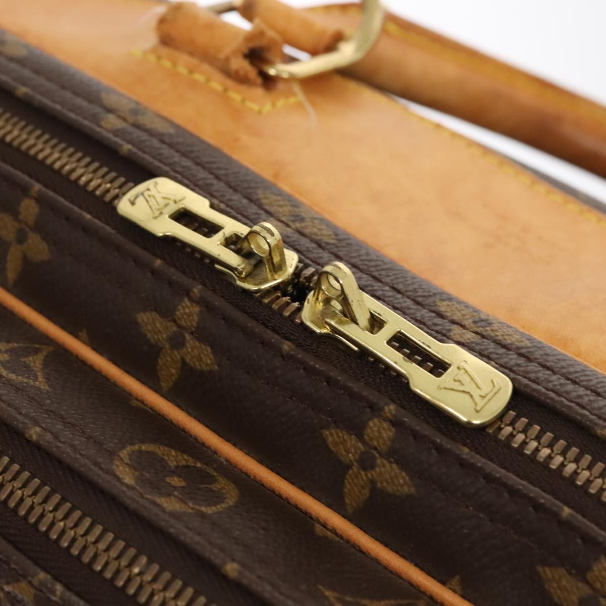 LOUIS VUITTON Monogram Alize de Poche Boston Bag 2way M41392 LV 89570