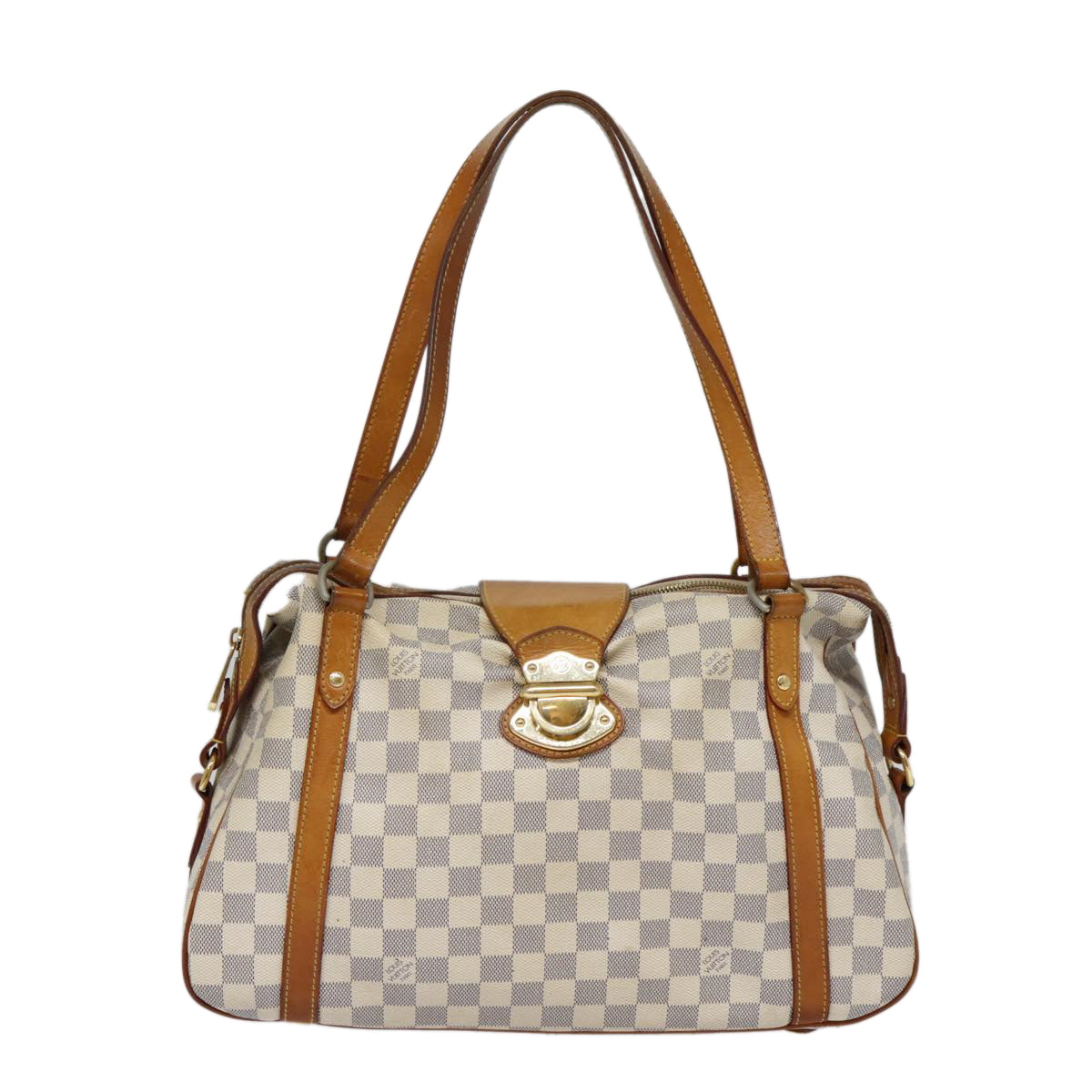 LOUIS VUITTON Damier Azur Stresa PM Tote Bag M51188 LV 89573