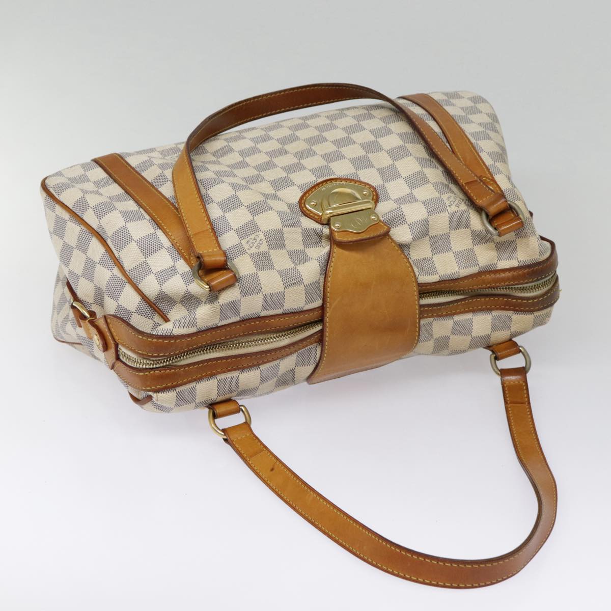 LOUIS VUITTON Damier Azur Stresa PM Tote Bag M51188 LV 89573