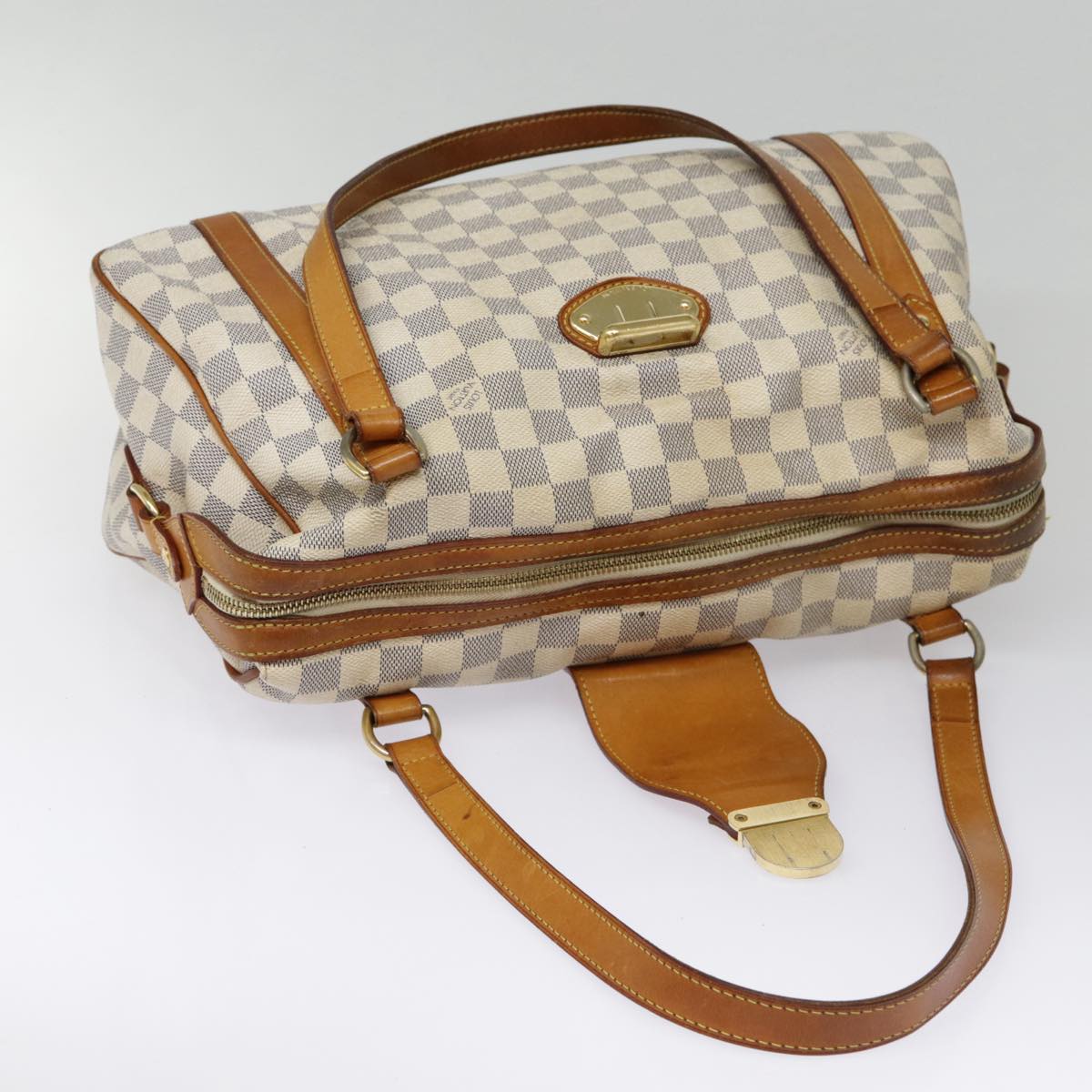 LOUIS VUITTON Damier Azur Stresa PM Tote Bag M51188 LV 89573