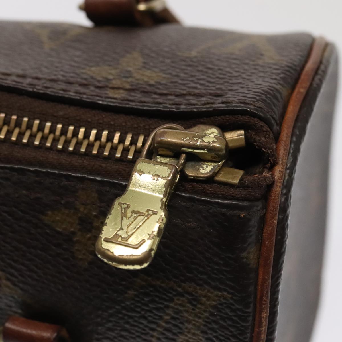 LOUIS VUITTON Monogram Papillon 19 Hand Bag M51389 LV 89574