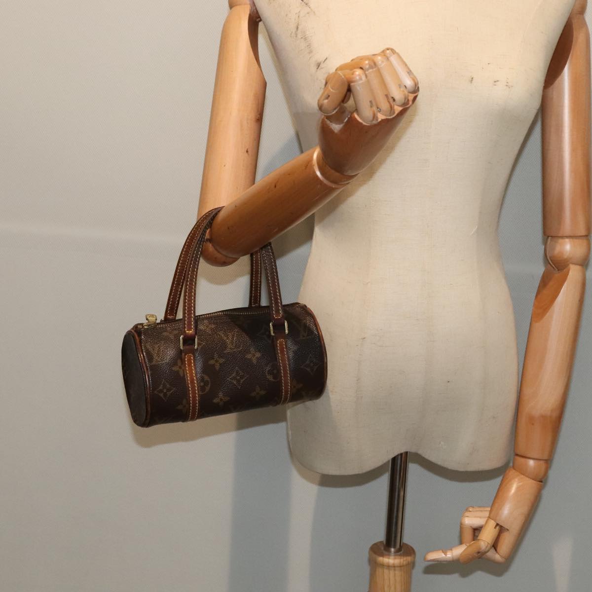 LOUIS VUITTON Monogram Papillon 19 Hand Bag M51389 LV 89574