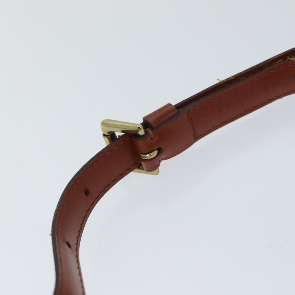 LOUIS VUITTON Epi Adjustable Shoulder Strap 37.4""-44.5"" Brown LV 89579