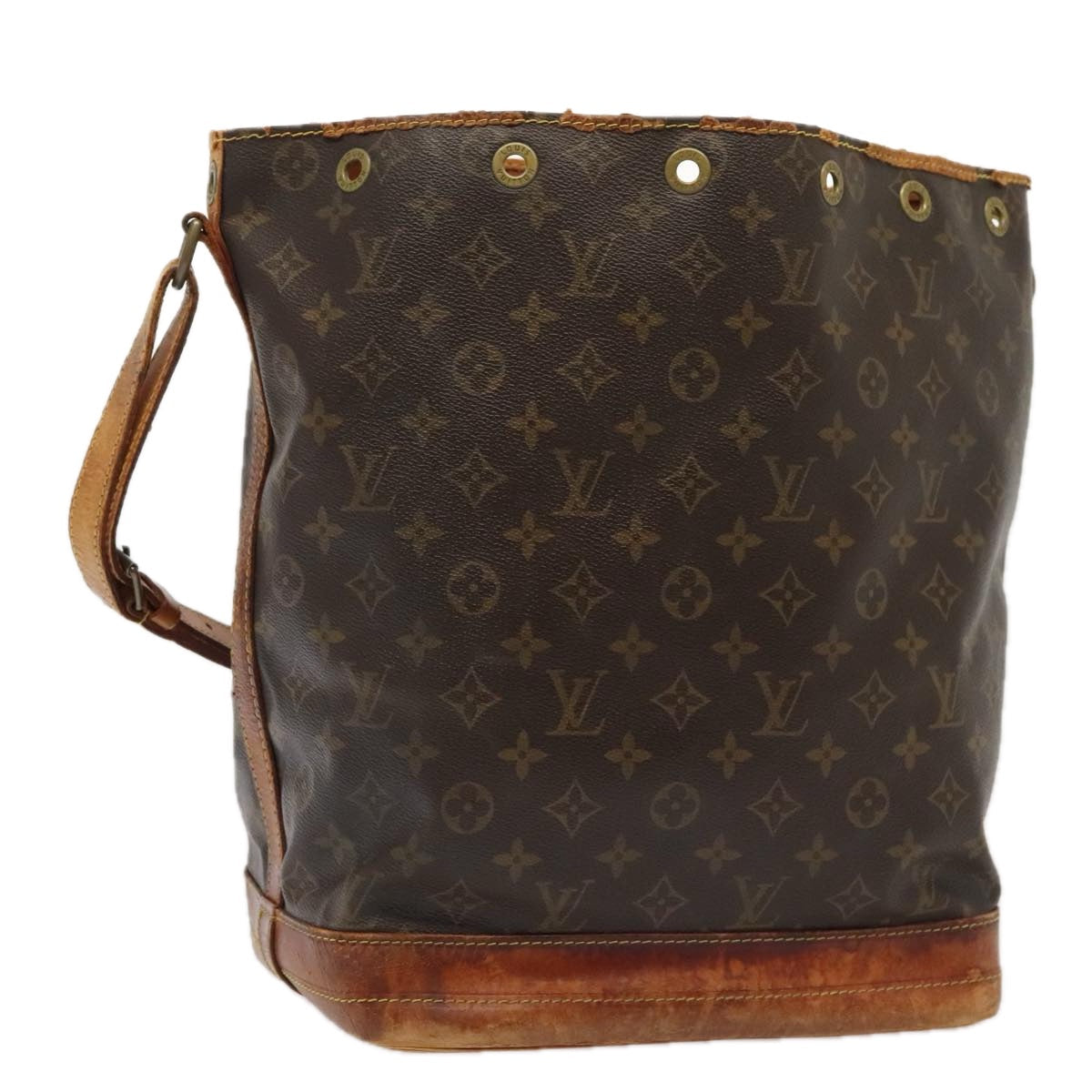 LOUIS VUITTON Monogram Noe Shoulder Bag M42224 LV 89581