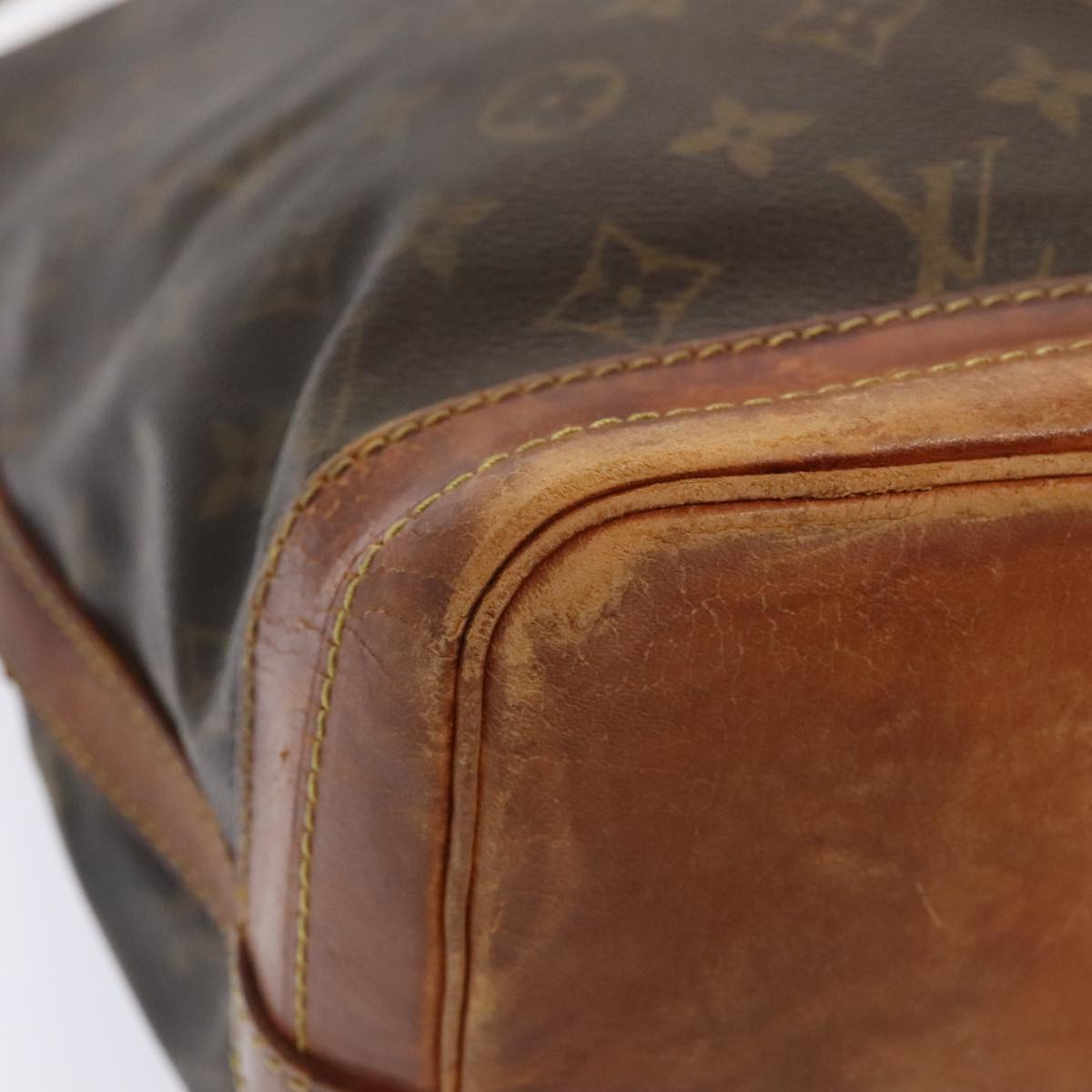 LOUIS VUITTON Monogram Noe Shoulder Bag M42224 LV 89581