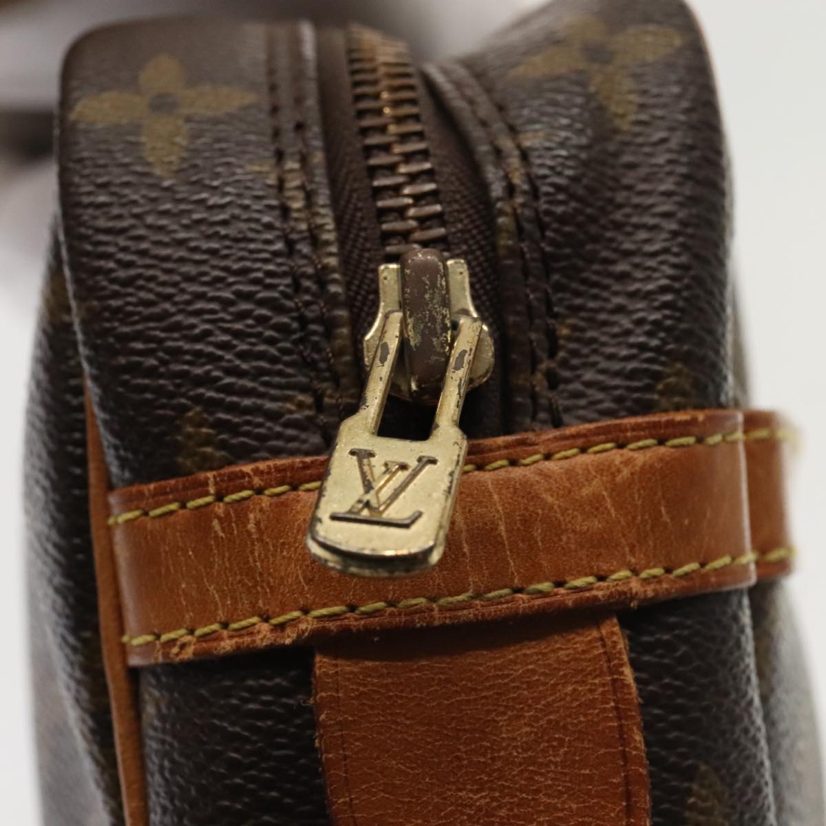 LOUIS VUITTON Monogram Compiegne 28 Clutch Bag M51845 LV 89582