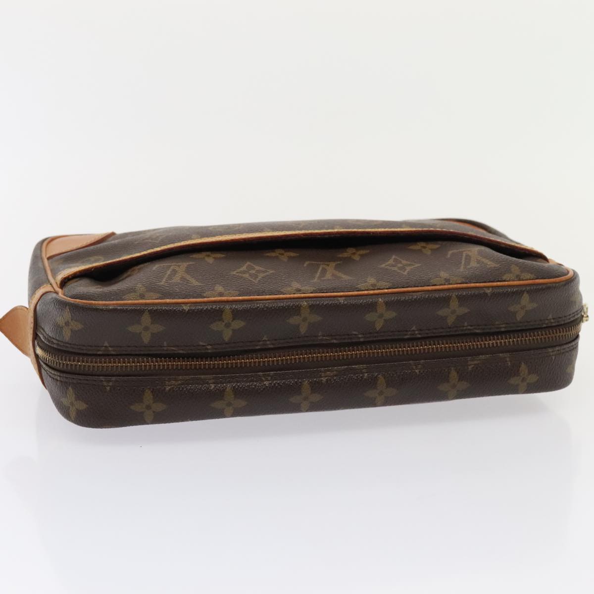 LOUIS VUITTON Monogram Compiegne 28 Clutch Bag M51845 LV 89582