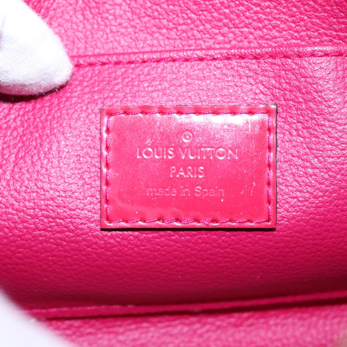 LOUIS VUITTON Monogram Vernis Pochette Cosmetic Pouch M90009 LV 89589