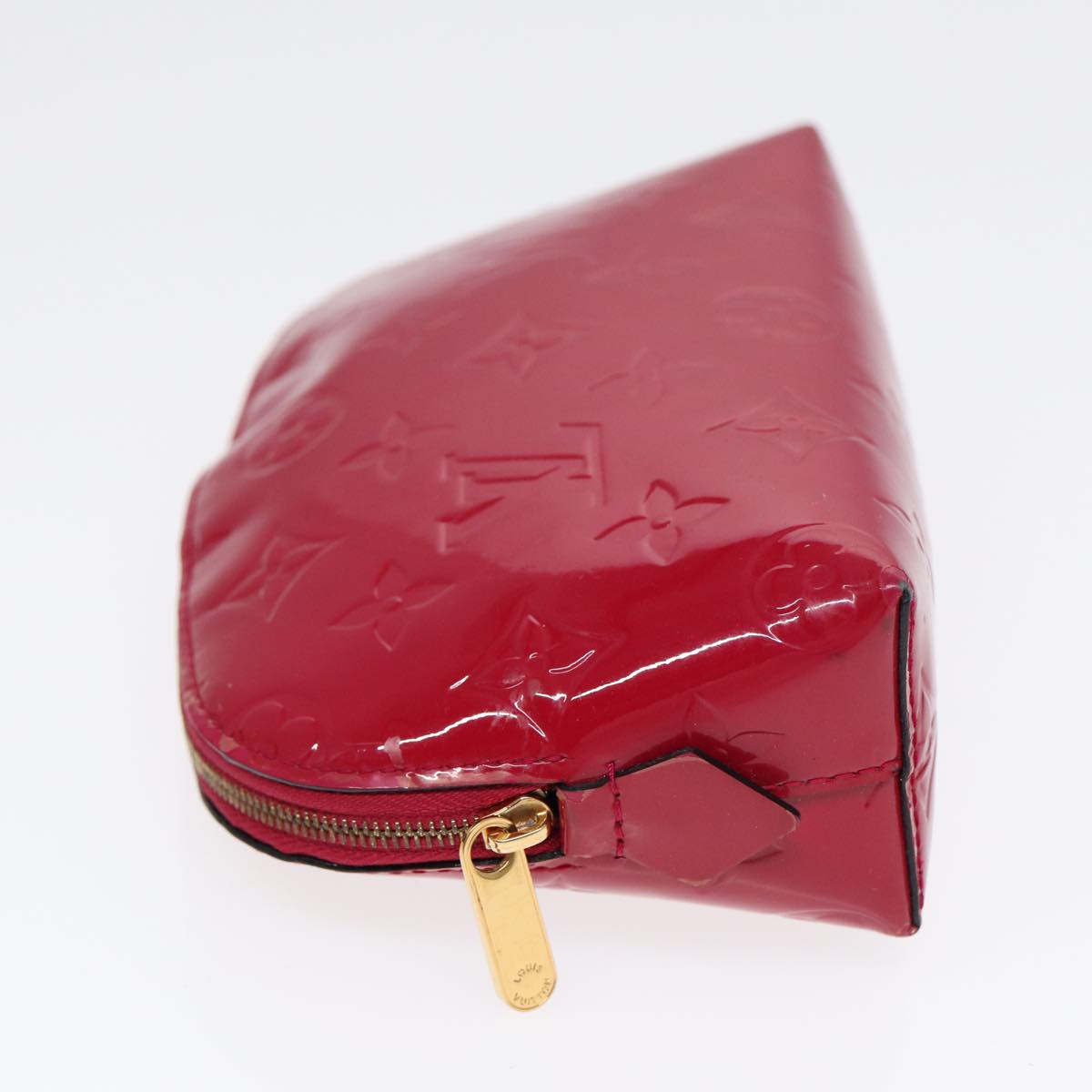 LOUIS VUITTON Monogram Vernis Pochette Cosmetic Pouch M90009 LV 89589