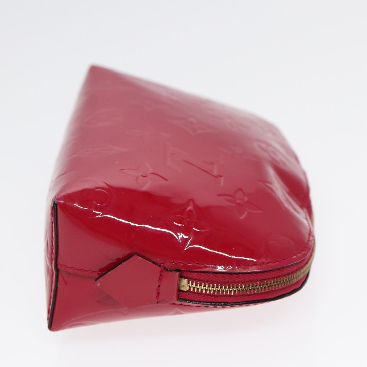 LOUIS VUITTON Monogram Vernis Pochette Cosmetic Pouch M90009 LV 89589