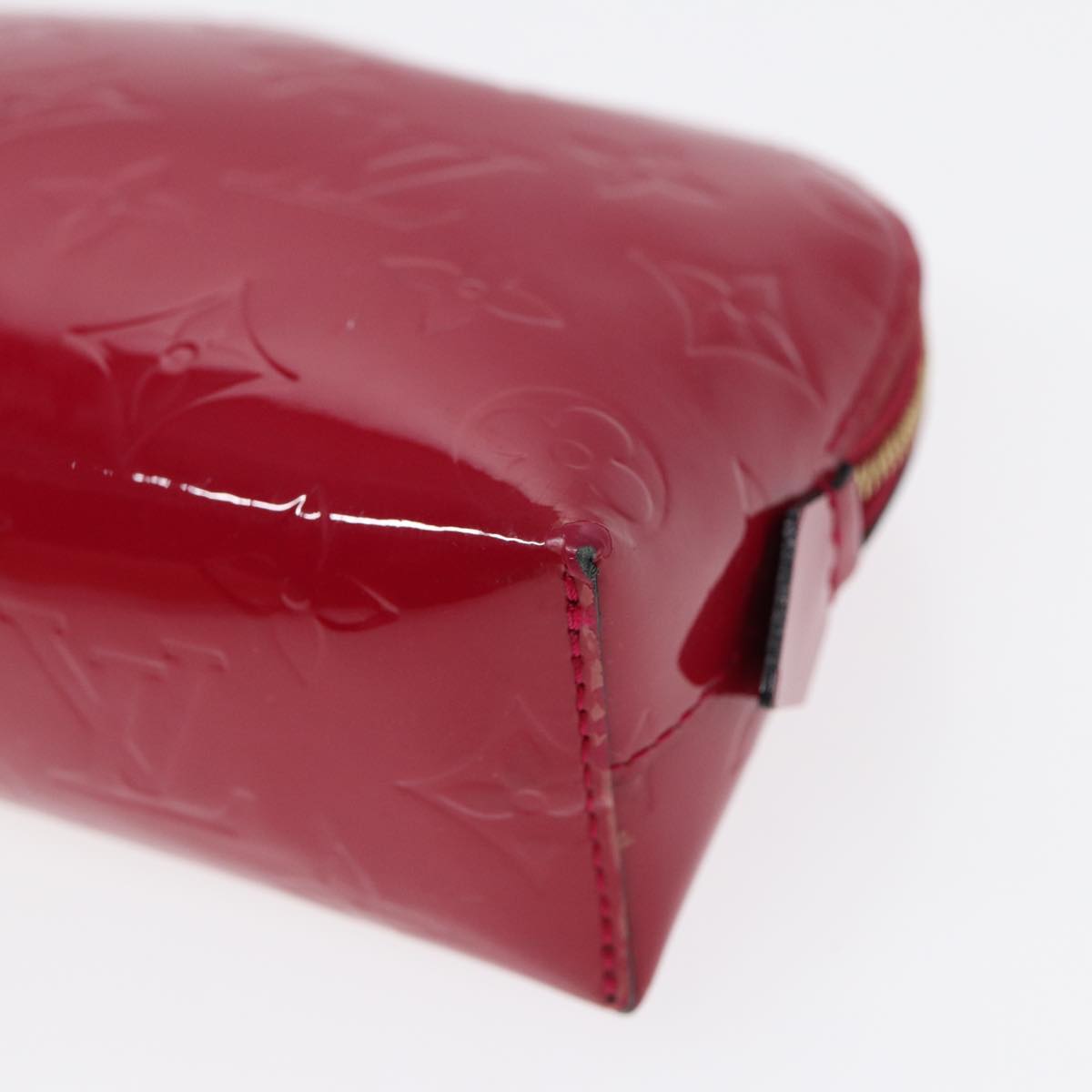 LOUIS VUITTON Monogram Vernis Pochette Cosmetic Pouch M90009 LV 89589
