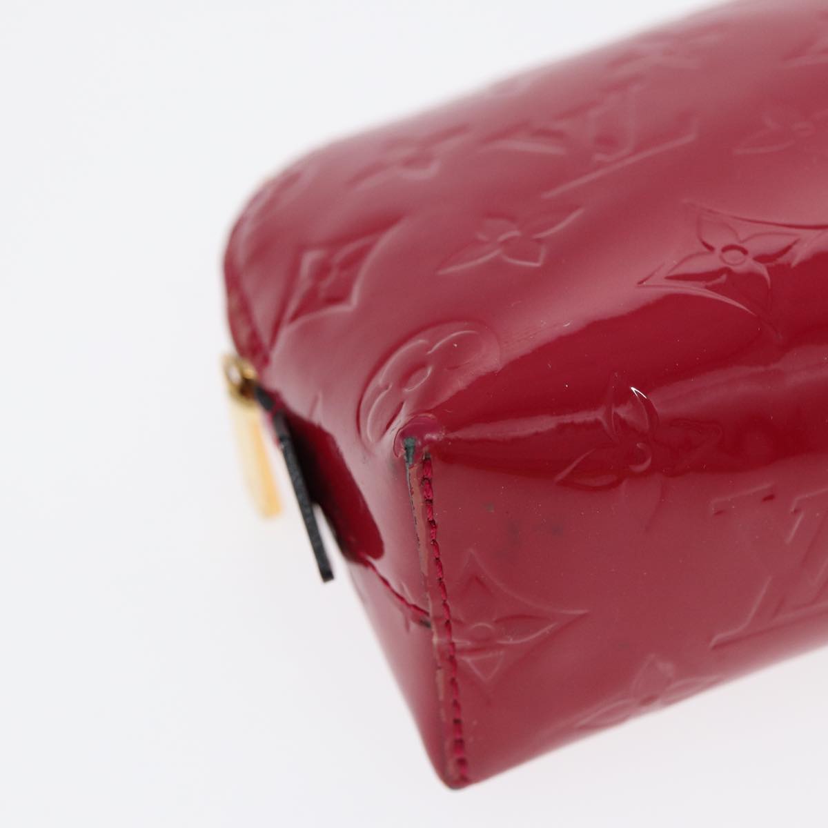 LOUIS VUITTON Monogram Vernis Pochette Cosmetic Pouch M90009 LV 89589