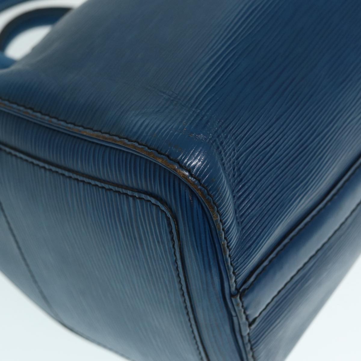 LOUIS VUITTON Epi Speedy 25 Hand Bag Toledo Blue M43015 LV 89591