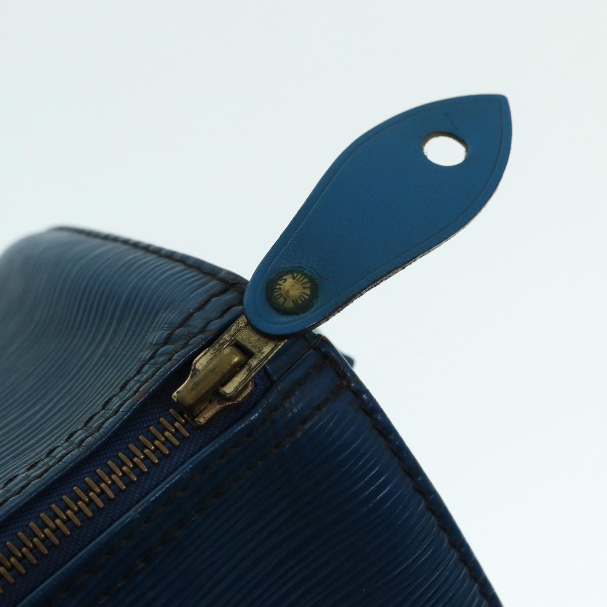 LOUIS VUITTON Epi Speedy 25 Hand Bag Toledo Blue M43015 LV 89591