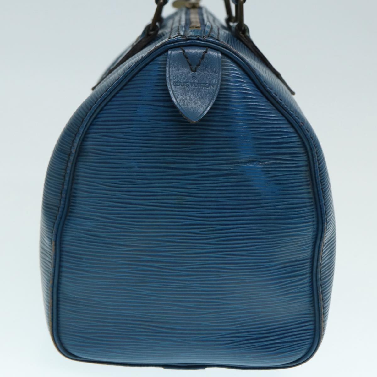 LOUIS VUITTON Epi Speedy 25 Hand Bag Toledo Blue M43015 LV 89591