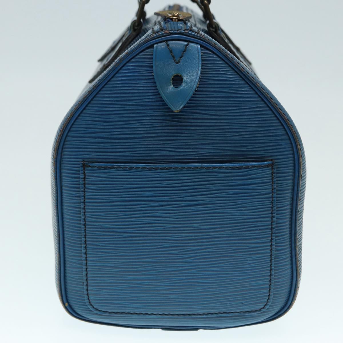 LOUIS VUITTON Epi Speedy 25 Hand Bag Toledo Blue M43015 LV 89591