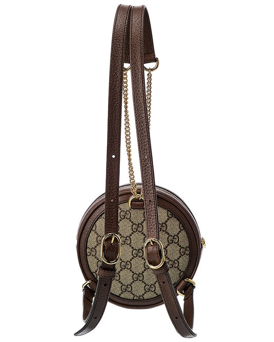 Gucci Ophidia Mini GG Supreme Canvas & Leather Backpack