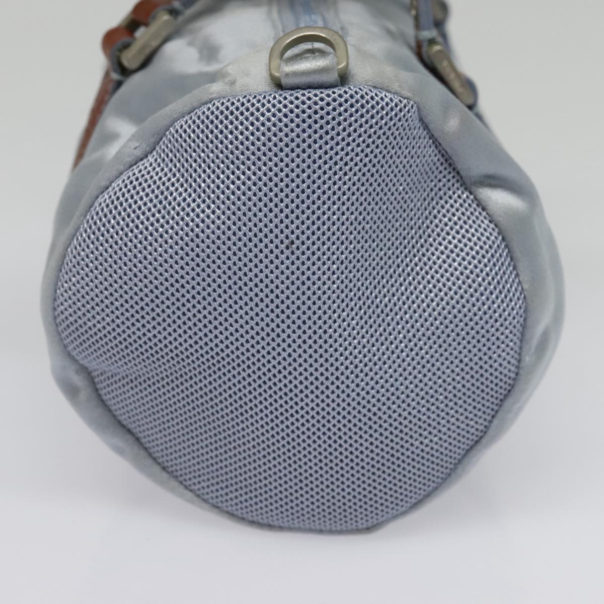 Luxury Prada Hand Bag Satin Light Blue  89783