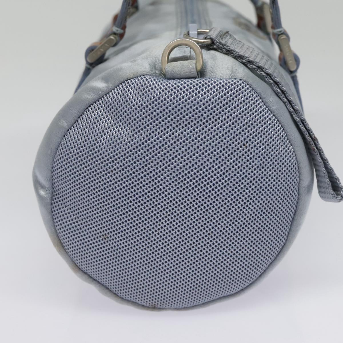 Luxury Prada Hand Bag Satin Light Blue  89783