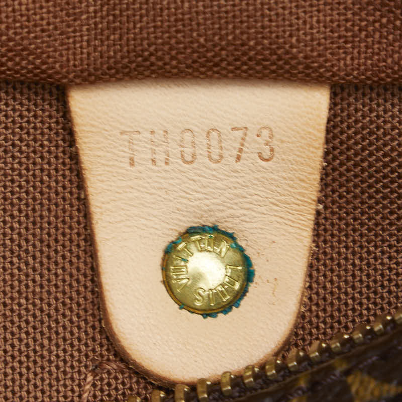 Louis Vuitton Monogram Speedy 25 Mini Boston Bag M41528 Brown PVC Leather  Louis Vuitton