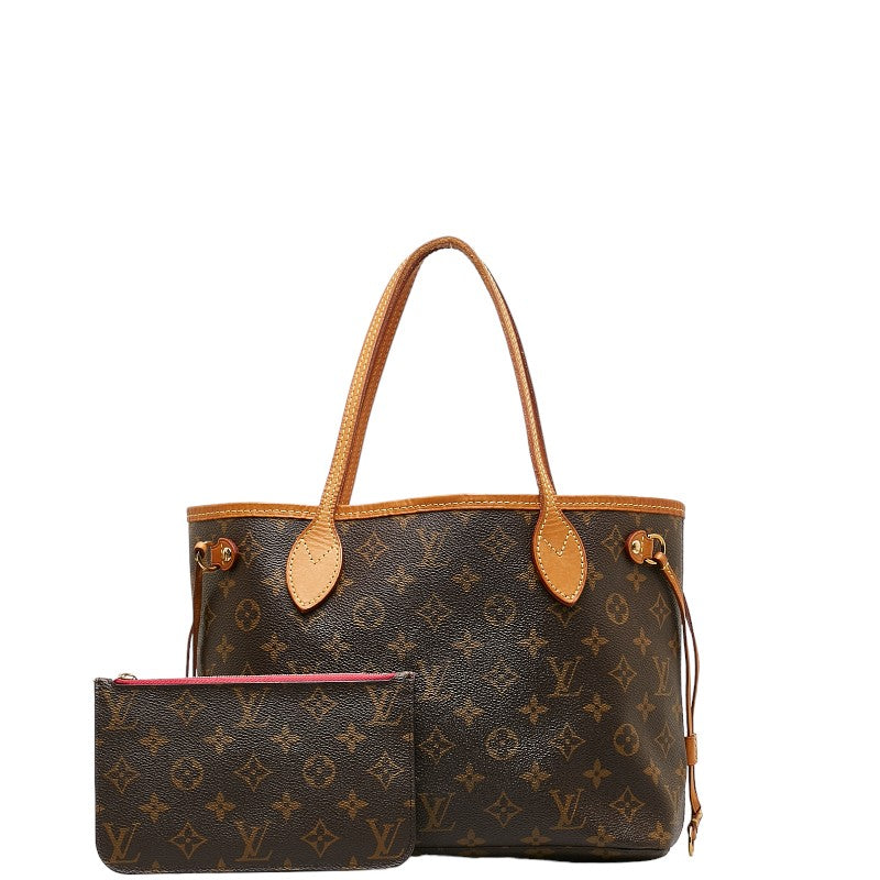 Louis Vuitton Monogram Newark PM Handbag M41245 Brown PVC Leather  Louis Vuitton