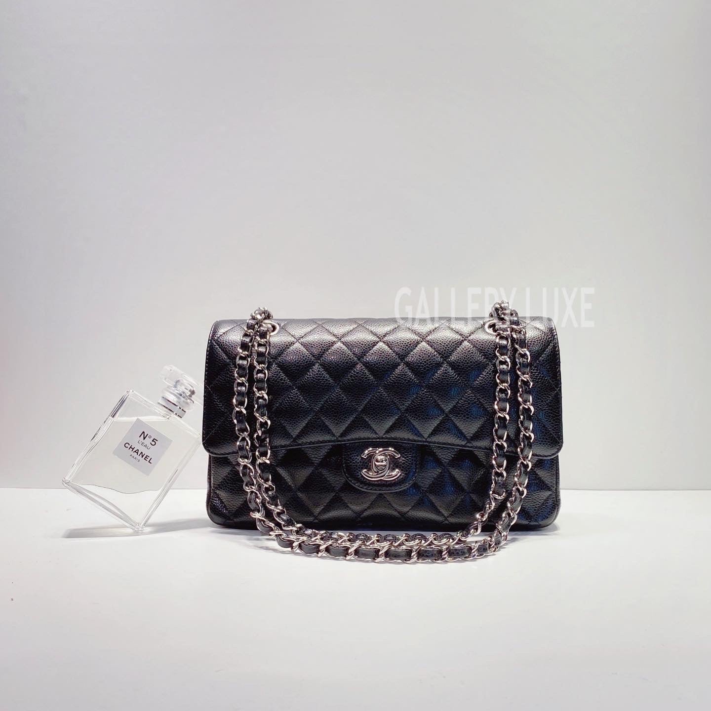 No.3407-Chanel Caviar Classic Flap Bag 25cm