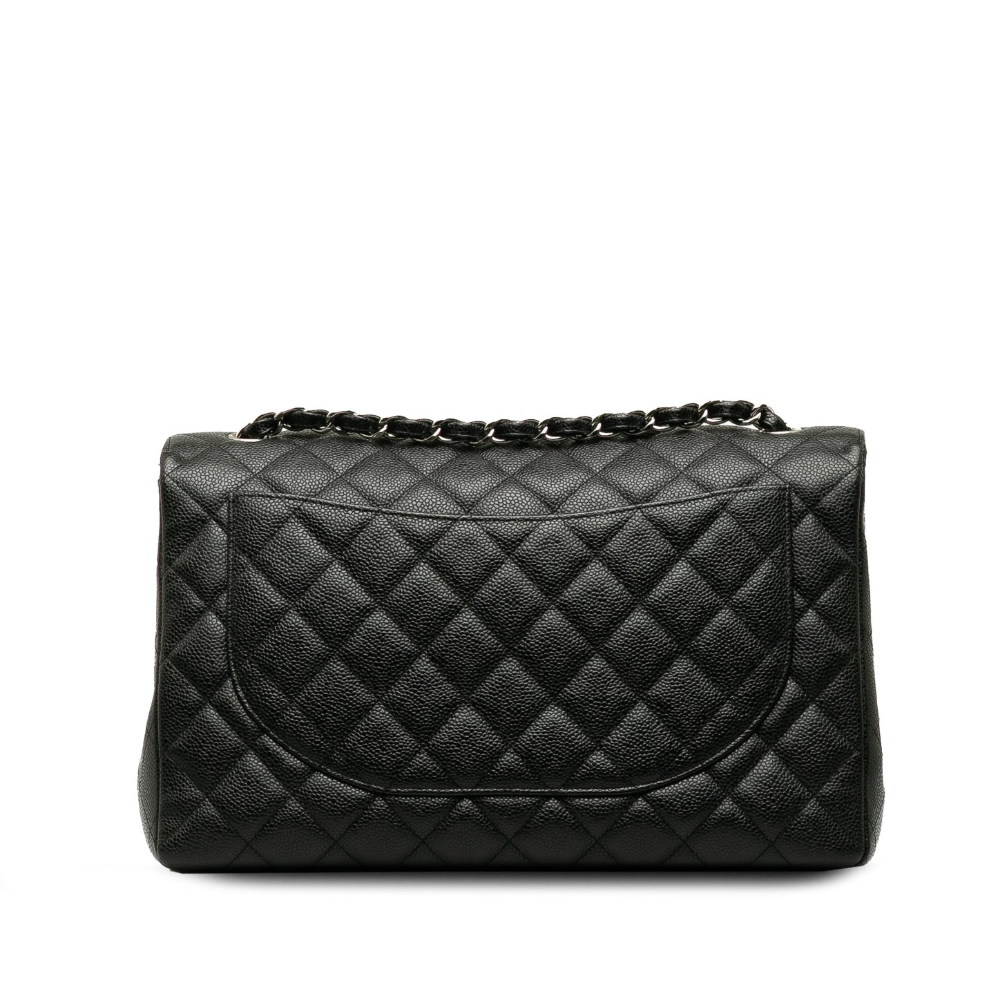 Luxury Chanel Classic Double Flap Maxi Black Caviar Gold